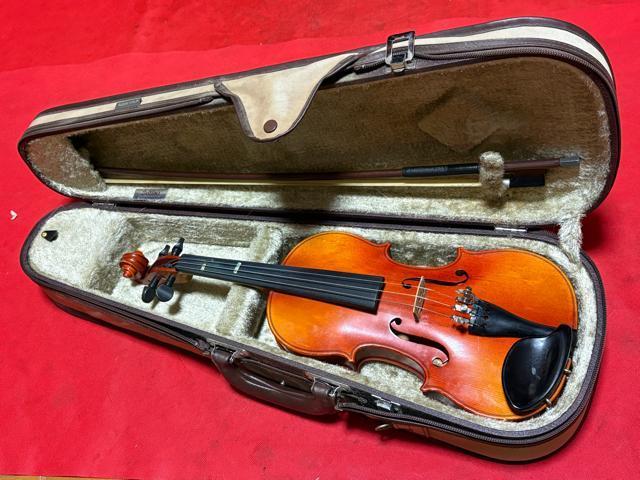 SUZUKI バイオリン No220 1/4サイズ ケース付き1921-07-1 < ホビー SUZUKI バイオリン No220 1/4サイズ ケース付き1921-07-1 < ホビーの