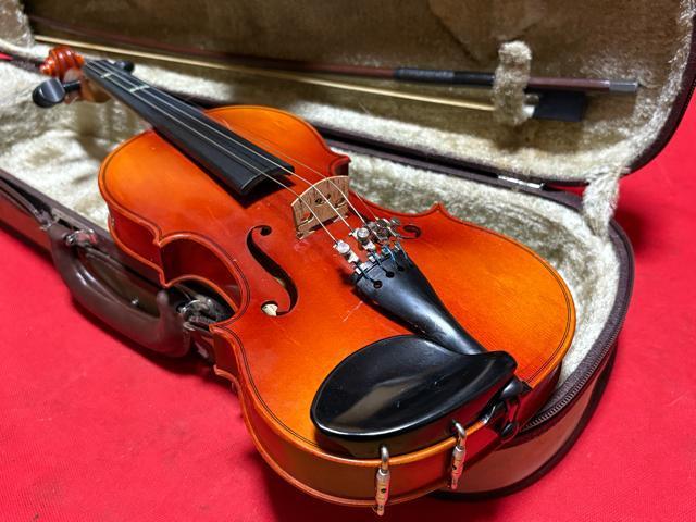 SUZUKI バイオリン No220 1/4サイズ ケース付き1921-07-1 < ホビー SUZUKI バイオリン No220 1/4サイズ ケース付き1921-07-1 < ホビーの