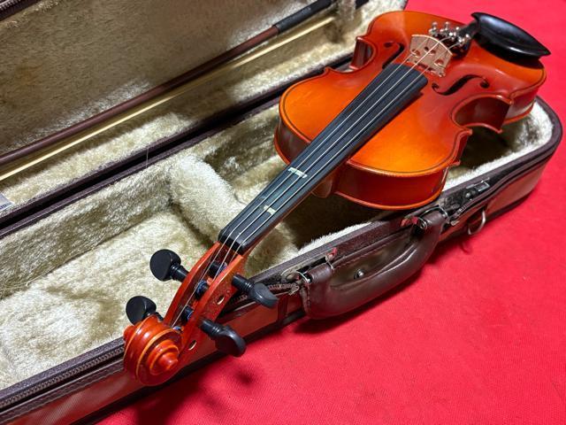 SUZUKI バイオリン No220 1/4サイズ ケース付き1921-07-1 < ホビー SUZUKI バイオリン No220 1/4サイズ ケース付き1921-07-1 < ホビーの