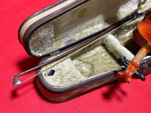 SUZUKI バイオリン No220 1/4サイズ ケース付き1921-07-1 < ホビー SUZUKI バイオリン No220 1/4サイズ ケース付き1921-07-1 < ホビーの