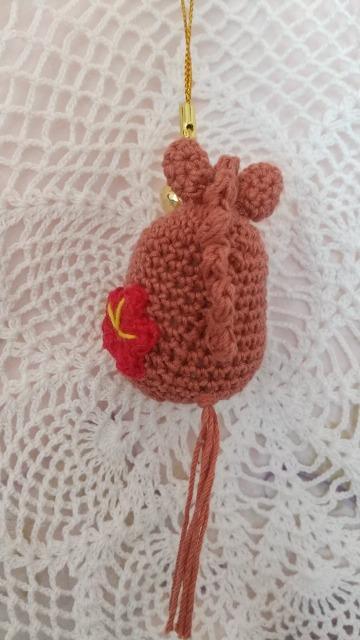 すず付きだるま*カラフル馬*編みぐるみストラップ(茶色) < ペット/手芸/園芸 すず付きだるま*カラフル馬*編みぐるみストラップ(茶色) < ペット/手芸/園芸の