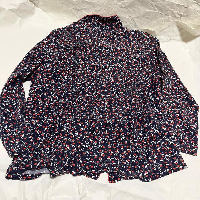 ユニクロ プリンセスタムタム パジャマシャツ 長袖 M ネイビー 花柄 木の実 UNIQLO PRINCESSE tam.tam < ブランド ユニクロ プリンセスタムタム パジャマシャツ 長袖 M ネイビー 花柄 木の実 UNIQLO PRINCESSE tam.tam < ブランドの