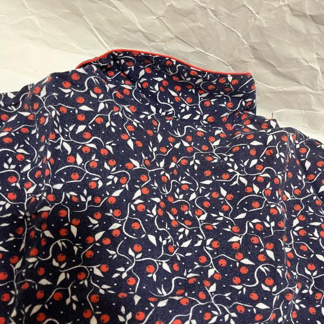 ユニクロ プリンセスタムタム パジャマシャツ 長袖 M ネイビー 花柄 木の実 UNIQLO PRINCESSE tam.tam < ブランド ユニクロ プリンセスタムタム パジャマシャツ 長袖 M ネイビー 花柄 木の実 UNIQLO PRINCESSE tam.tam < ブランドの