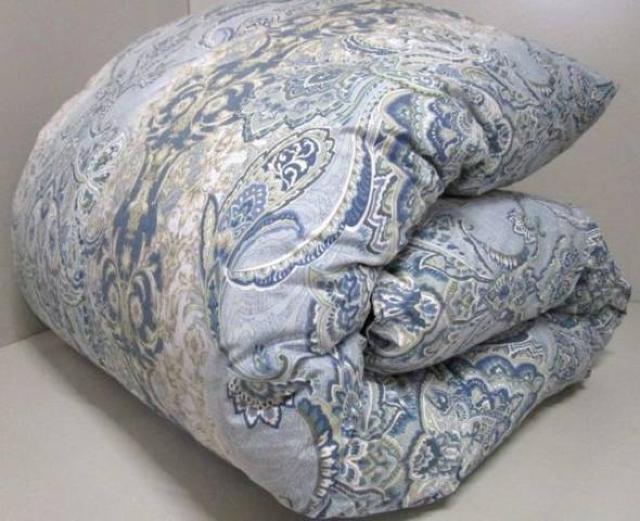 ロイヤルゴールド ホワイトダウン93%立体キルト高級羽毛布団ブルー  < インテリア/ライフ  ロイヤルゴールド ホワイトダウン93%立体キルト高級羽毛布団ブルー  < インテリア/ライフの