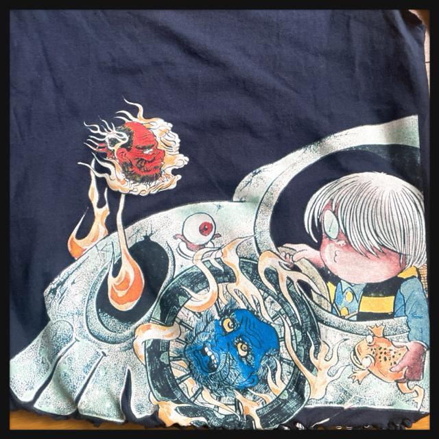 ゲゲゲの鬼太郎 新品 グラニフ 妖怪 Tシャツ リメイク バッグ < アニメ/コミック/キャラクター  ゲゲゲの鬼太郎 新品 グラニフ 妖怪 Tシャツ リメイク バッグ < アニメ/コミック/キャラクターの