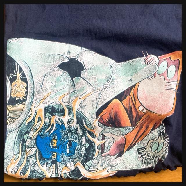 ゲゲゲの鬼太郎 新品 グラニフ 妖怪 Tシャツ リメイク バッグ < アニメ/コミック/キャラクター  ゲゲゲの鬼太郎 新品 グラニフ 妖怪 Tシャツ リメイク バッグ < アニメ/コミック/キャラクターの