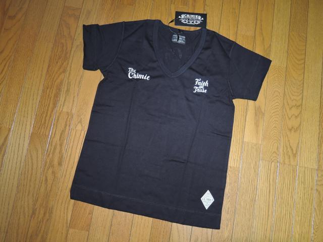 �V�i CRIMIE �N���C�~�[ V�l�b�N T�V���c S �� STATELY V-NECK TEE �w���S LOGO V���J�b�g�\�[ �� �u�����h�� 