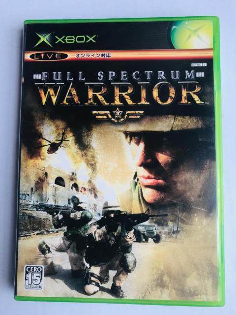FULL SPECTRUM WARRIOR t@XyNg@EHA[@Xbox Japanese version   Q[{/\tg 