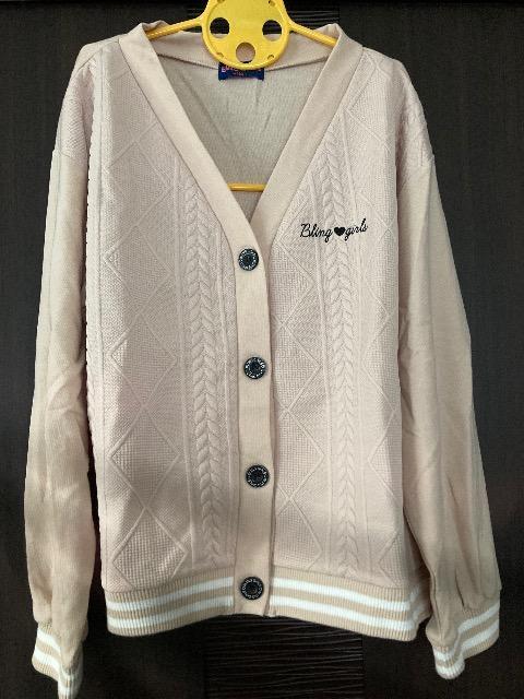 BLING GIRLS/カットソー&未使用Vネックカーディガン < キッズ/ベビー BLING GIRLS/カットソー&未使用Vネックカーディガン < キッズ/ベビーの