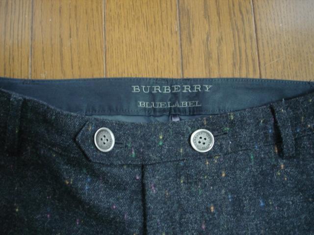 ★バーバリーブルーレーベル ツィードデザインパンツ★着用2・3度!セットアップにも クローゼット整理価格! < ブランド ★バーバリーブルーレーベル ツィードデザインパンツ★着用2・3度!セットアップにも クローゼット整理価格! < ブランドの