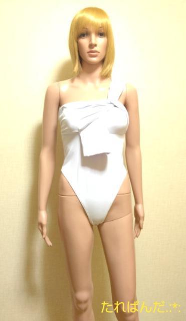 極美品☆光沢純白カラーのカップ付きOneショル×超ハイレグsexyな水着6013☆3点で即落 < レジャー/スポーツ  極美品☆光沢純白カラーのカップ付きOneショル×超ハイレグsexyな水着6013☆3点で即落 < レジャー/スポーツの