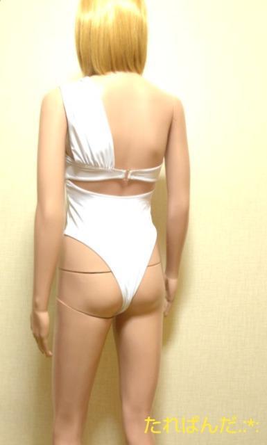 極美品☆光沢純白カラーのカップ付きOneショル×超ハイレグsexyな水着6013☆3点で即落 < レジャー/スポーツ  極美品☆光沢純白カラーのカップ付きOneショル×超ハイレグsexyな水着6013☆3点で即落 < レジャー/スポーツの