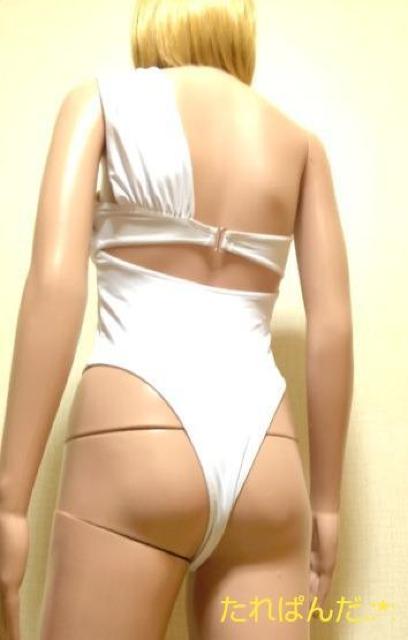 極美品☆光沢純白カラーのカップ付きOneショル×超ハイレグsexyな水着6013☆3点で即落 < レジャー/スポーツ  極美品☆光沢純白カラーのカップ付きOneショル×超ハイレグsexyな水着6013☆3点で即落 < レジャー/スポーツの
