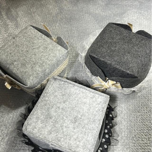 ↓(新品)オシャレ小物入れ(ハンドメイド)3コセット < インテリア/ライフ  ↓(新品)オシャレ小物入れ(ハンドメイド)3コセット < インテリア/ライフの
