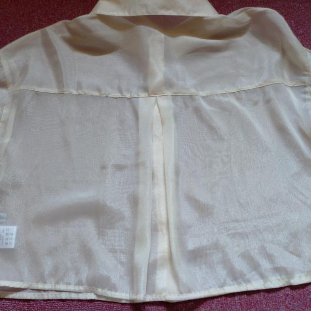 GIeeful リボン付き ラメ シアー シャツ < 女性ファッション  GIeeful リボン付き ラメ シアー シャツ < 女性ファッションの