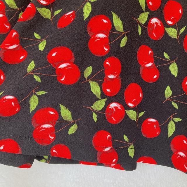 INGNI フレアスカート ミニスカート ミニスカ チェリー柄 M サブカル N2m < ブランド INGNI フレアスカート ミニスカート ミニスカ チェリー柄 M サブカル N2m < ブランドの