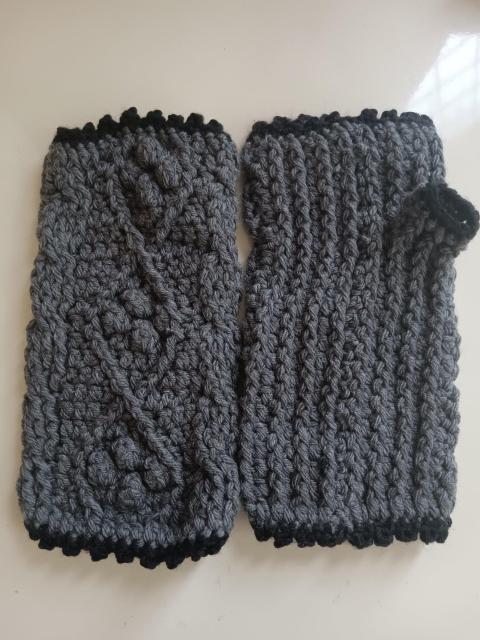 ハンドウォーマー(チャコールグレー×黒)男性用 < ペット/手芸/園芸  ハンドウォーマー(チャコールグレー×黒)男性用  < ペット/手芸/園芸の