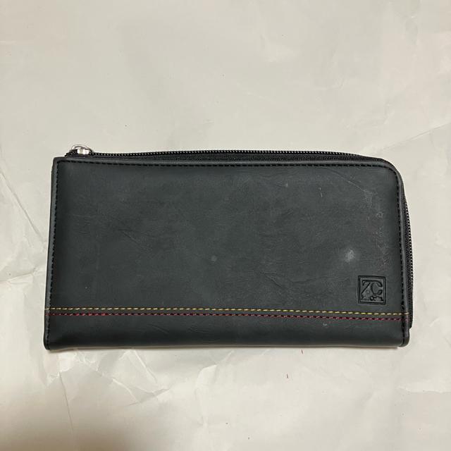 【Zio Celia】 レザー / L字ファスナー / 長財布 / ブラック < 男性ファッション 【Zio Celia】 レザー / L字ファスナー / 長財布 / ブラック < 男性ファッションの
