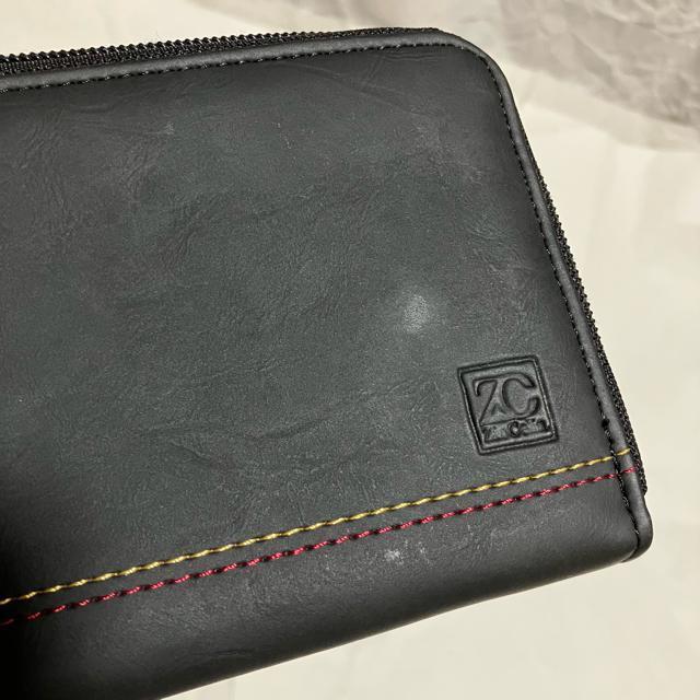 【Zio Celia】 レザー / L字ファスナー / 長財布 / ブラック < 男性ファッション 【Zio Celia】 レザー / L字ファスナー / 長財布 / ブラック < 男性ファッションの