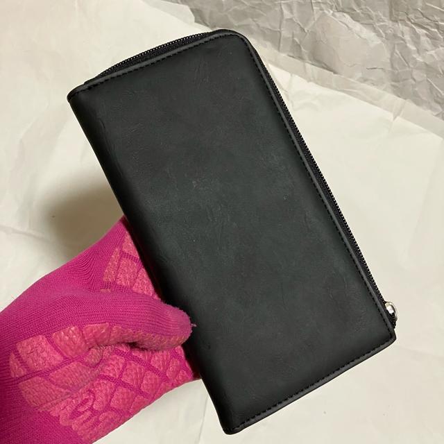 【Zio Celia】 レザー / L字ファスナー / 長財布 / ブラック < 男性ファッション 【Zio Celia】 レザー / L字ファスナー / 長財布 / ブラック < 男性ファッションの