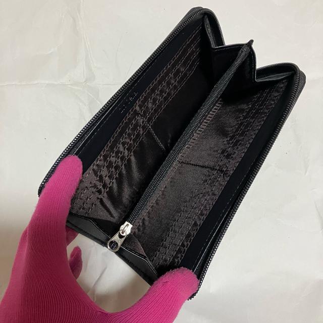 【Zio Celia】 レザー / L字ファスナー / 長財布 / ブラック < 男性ファッション 【Zio Celia】 レザー / L字ファスナー / 長財布 / ブラック < 男性ファッションの