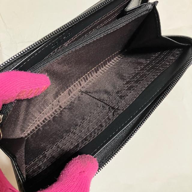 【Zio Celia】 レザー / L字ファスナー / 長財布 / ブラック < 男性ファッション 【Zio Celia】 レザー / L字ファスナー / 長財布 / ブラック < 男性ファッションの