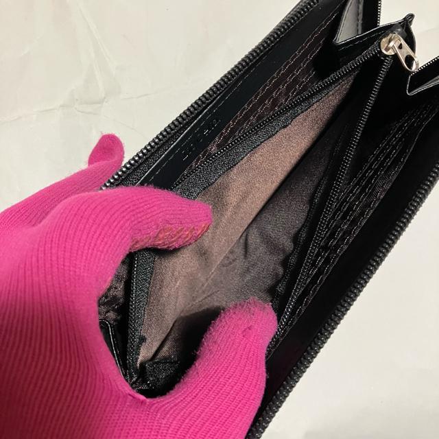 【Zio Celia】 レザー / L字ファスナー / 長財布 / ブラック < 男性ファッション 【Zio Celia】 レザー / L字ファスナー / 長財布 / ブラック < 男性ファッションの