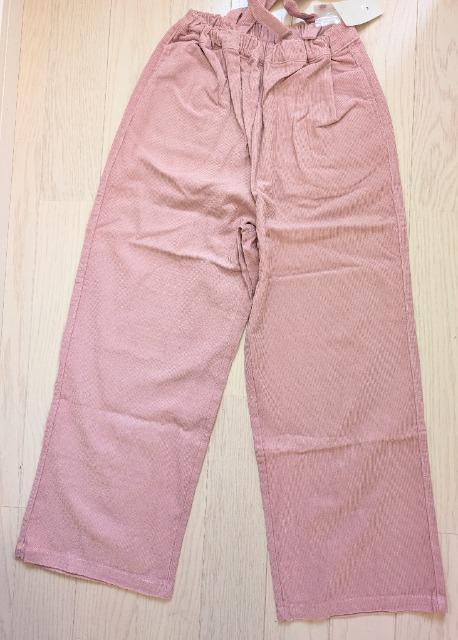 160★サスペンダー付コーデュロイワイドパンツ★新品★送料無料 < キッズ/ベビー 160★サスペンダー付コーデュロイワイドパンツ★新品★送料無料 < キッズ/ベビーの
