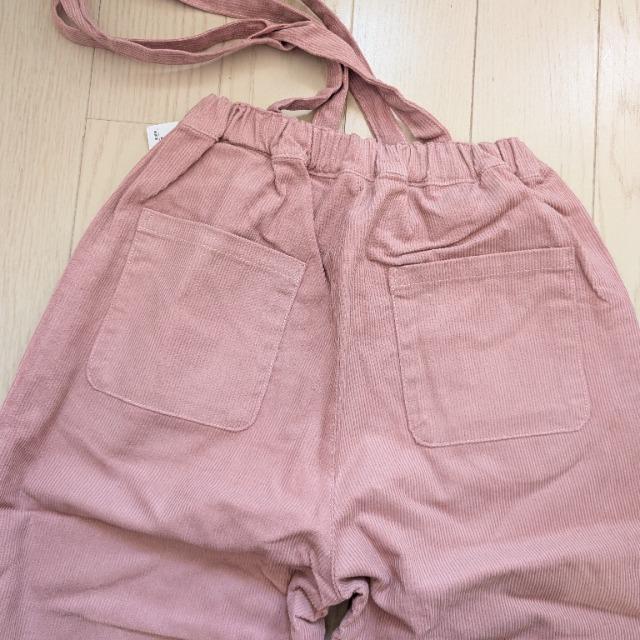 160★サスペンダー付コーデュロイワイドパンツ★新品★送料無料 < キッズ/ベビー 160★サスペンダー付コーデュロイワイドパンツ★新品★送料無料 < キッズ/ベビーの
