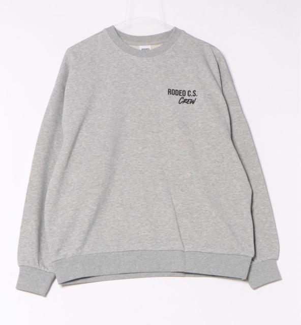 ロデオクラウンズ★ アニマルフェイクファーアップリケスウェットトップス(グレー) < ブランド ロデオクラウンズ★ アニマルフェイクファーアップリケスウェットトップス(グレー) < ブランドの