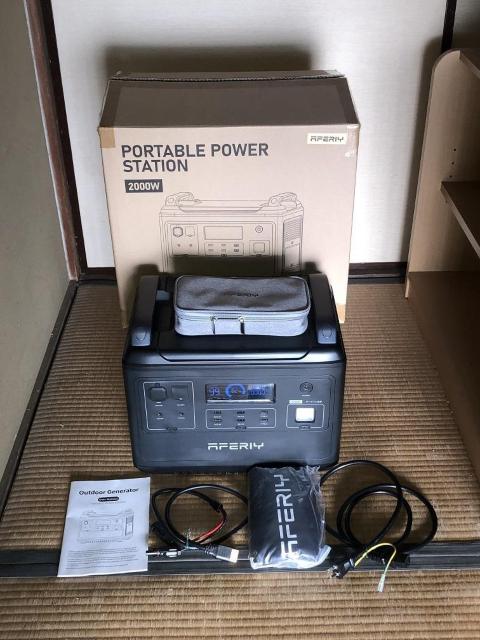 車中泊や災害対策に!美品!大容量ポータブル電源 純正弦波 UPS機能 パススルー充電 高速充電 リン酸鉄リチウムイオンバッテリー < 家電/AV 車中泊や災害対策に!美品!大容量ポータブル電源 純正弦波 UPS機能 パススルー充電 高速充電 リン酸鉄リチウムイオンバッテリー < 家電/AVの