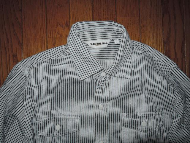 A BATHING APE Classics �A �x�C�V���O �G�C�v �X�g���C�v�V���c S �����V���c SHIRT �� �u�����h�� 