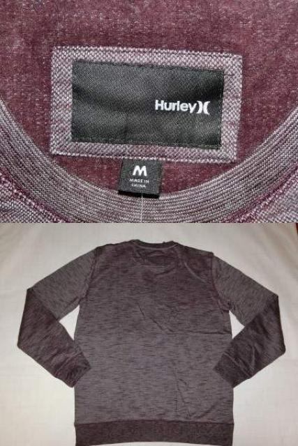 ★USA購入【Hurley】ロゴ スウェットトレーナーUS M 小豆色系★ < ブランド  ★USA購入【Hurley】ロゴ スウェットトレーナーUS M 小豆色系★ < ブランドの