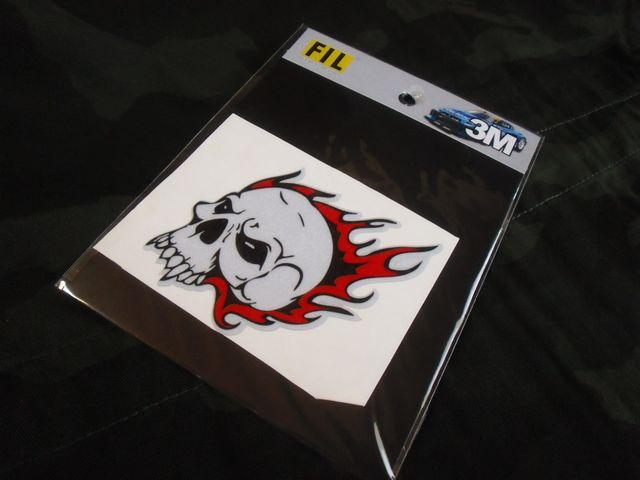 ●送料無料!ドクロ SKULL FACE C 限定品 3M製 ステッカー! < 自動車/バイク ●送料無料!ドクロ SKULL FACE C 限定品 3M製 ステッカー! < 自動車/バイク
