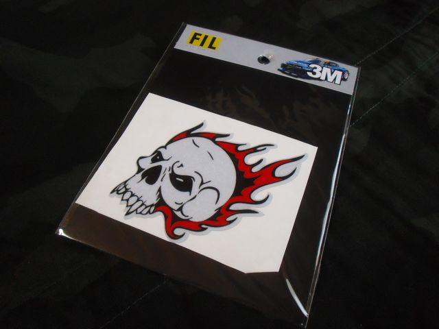 ●送料無料!ドクロ SKULL FACE C 限定品 3M製 ステッカー! < 自動車/バイク ●送料無料!ドクロ SKULL FACE C 限定品 3M製 ステッカー! < 自動車/バイク