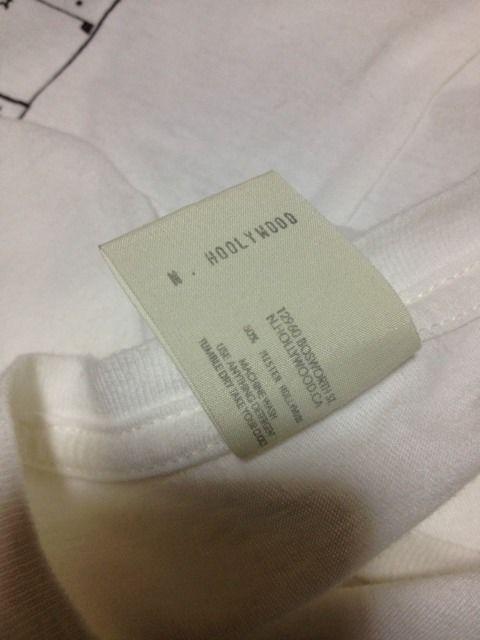 N.HOOLYWOOD ミスターハリウッド プリント 半袖Tシャツ Sサイズ36 白×黒 日本製 < ブランド  N.HOOLYWOOD ミスターハリウッド プリント 半袖Tシャツ Sサイズ36 白×黒 日本製 < ブランドの