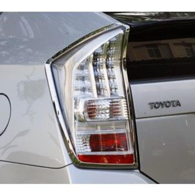 トヨタ クロームメッキテールライトリング テールランプリム プリウス30系 ZVW30 < 自動車/バイク トヨタ クロームメッキテールライトリング テールランプリム プリウス30系 ZVW30 < 自動車/バイク