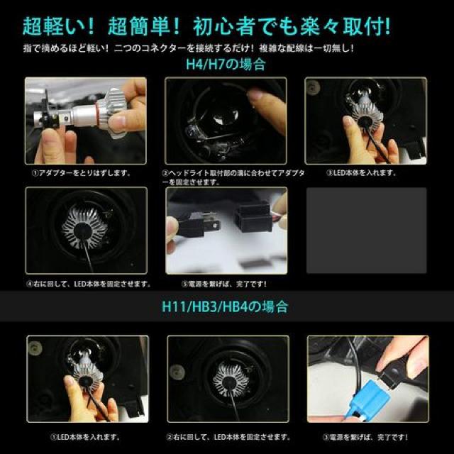 ヘッドライト LED HB3 6500K 8000LM DC12-24V < 自動車/バイク ヘッドライト LED HB3 6500K 8000LM DC12-24V < 自動車/バイク