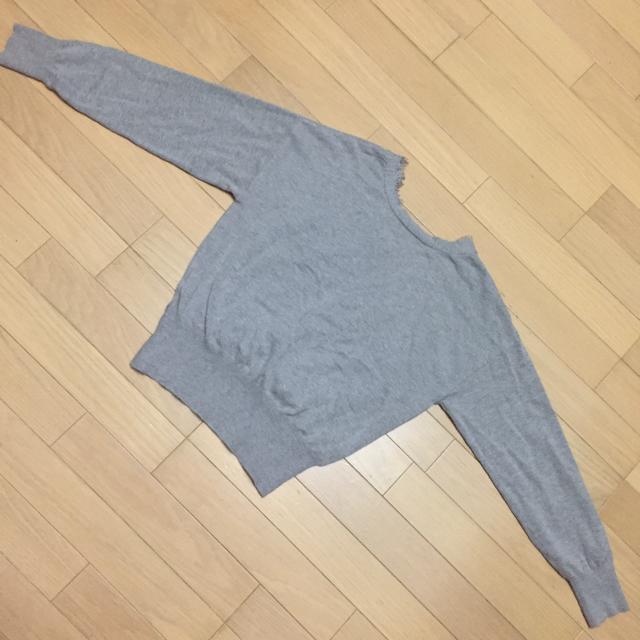 COLONY2139 カシュクール グレー ニットトップス < 女性ファッション  COLONY2139 カシュクール グレー ニットトップス < 女性ファッションの