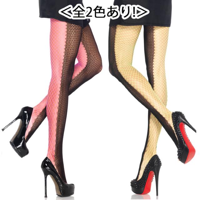 2トーンカラー 個性派 フィッシュネット 網ストッキング NP < 女性ファッション  2トーンカラー 個性派 フィッシュネット 網ストッキング NP < 女性ファッションの