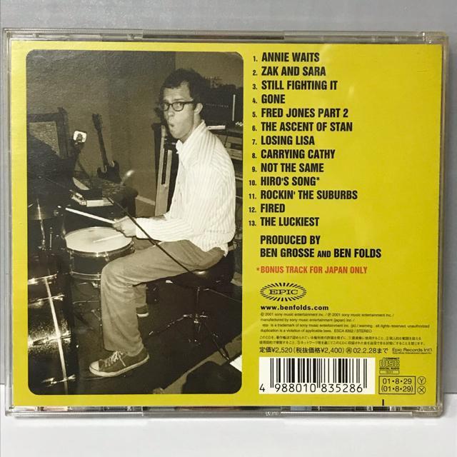 Ben Folds / Rockin' The Suburbs < CD/DVD/ビデオ  Ben Folds / Rockin' The Suburbs < CD/DVD/ビデオの