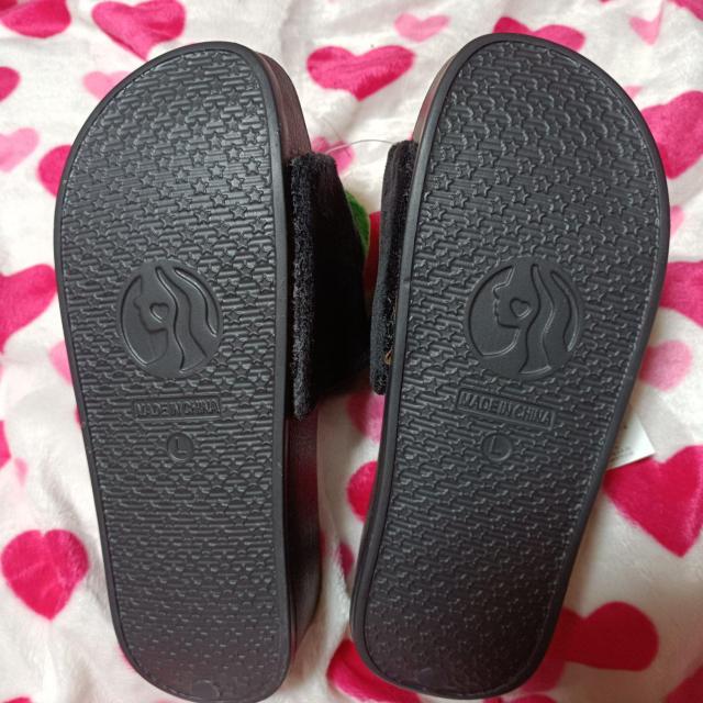 新品★カバぬいぐるみ付エバサンダル/ブラック/L < 女性ファッション  新品★カバぬいぐるみ付エバサンダル/ブラック/L < 女性ファッションの