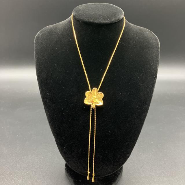 即決 ゴールドカラー スライドネックレス 花 < 女性アクセサリー/時計 即決 ゴールドカラー スライドネックレス 花 < 女性アクセサリー/時計の
