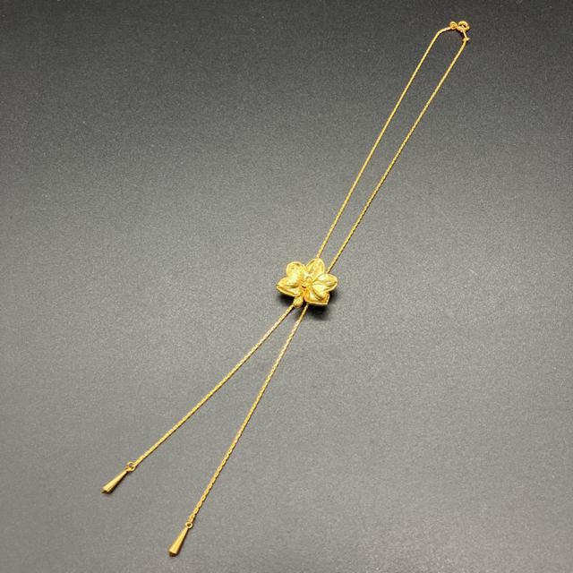 即決 ゴールドカラー スライドネックレス 花 < 女性アクセサリー/時計 即決 ゴールドカラー スライドネックレス 花 < 女性アクセサリー/時計の