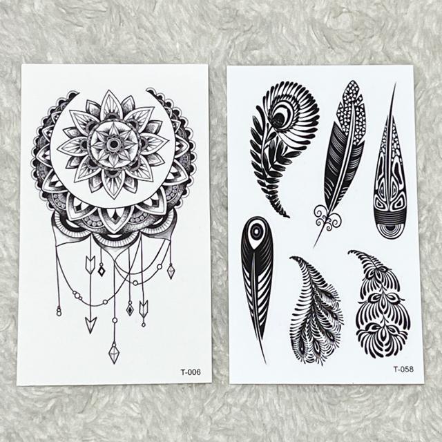 デザインタトゥーシール4枚セット/オリエンタル < 女性アクセサリー/時計  デザインタトゥーシール4枚セット/オリエンタル < 女性アクセサリー/時計の