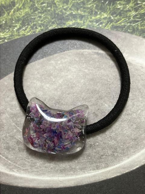 ハンドメイド レジン ねこ ヘアゴム < 女性ファッション  ハンドメイド レジン ねこ ヘアゴム  < 女性ファッションの