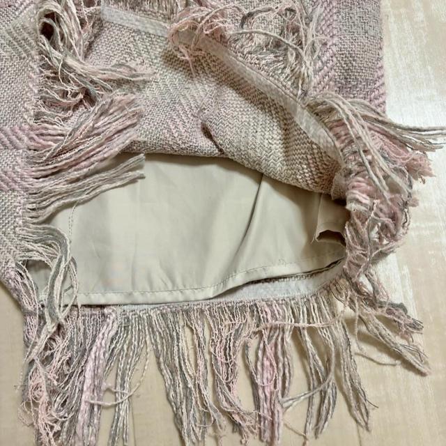 ◆rienda/リエンダ◆フリンジツイードミディワンピース★グレーS*ギャルコーデ♪ < ブランド ◆rienda/リエンダ◆フリンジツイードミディワンピース★グレーS*ギャルコーデ♪ < ブランドの