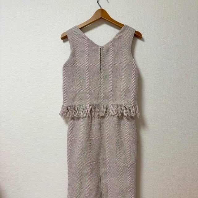 ◆rienda/リエンダ◆フリンジツイードミディワンピース★グレーS*ギャルコーデ♪ < ブランド ◆rienda/リエンダ◆フリンジツイードミディワンピース★グレーS*ギャルコーデ♪ < ブランドの