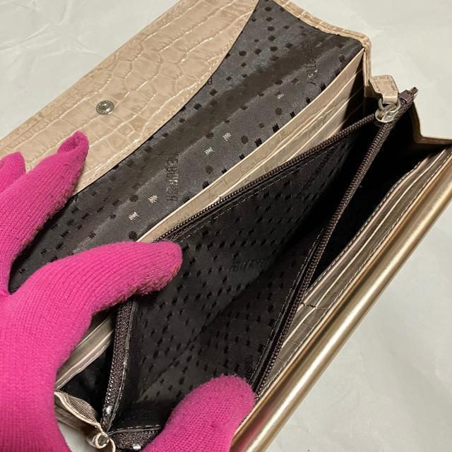 【PELLE BORSA / ペレボルサ】 クロコダイル / レザー / 長財布 ギャルソン < 女性ファッション 【PELLE BORSA / ペレボルサ】 クロコダイル / レザー / 長財布 ギャルソン < 女性ファッションの