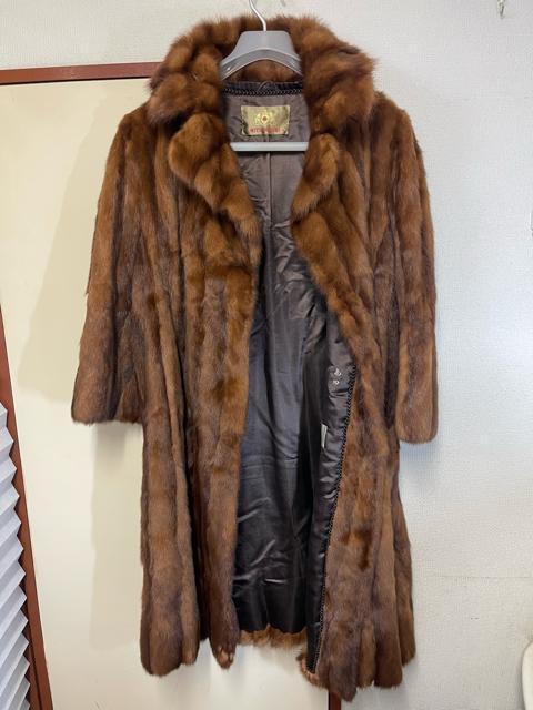 ミンク ロングコート 毛皮 ファー ミンクコート CHEVAREINE 三越 サイズM ブラウン リアルファー < 女性ファッション ミンク ロングコート 毛皮 ファー ミンクコート CHEVAREINE 三越 サイズM ブラウン リアルファー < 女性ファッションの